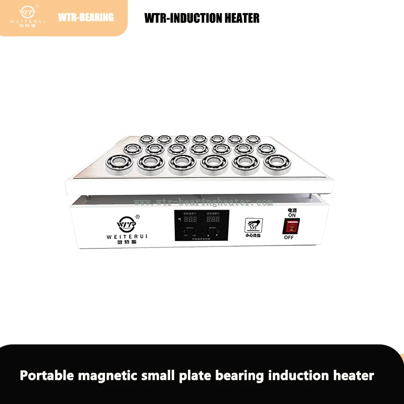 Chauffage à induction à roulement de plaque magnétique portable